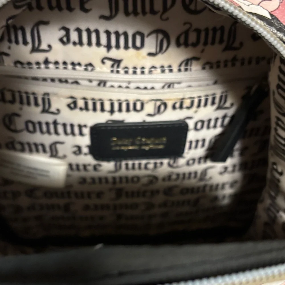 Juicy Couture Floral Black and Pink Backpack - Picture 11 of 14